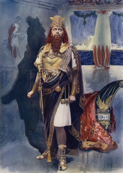 Mr Beerbohm Tree dans Herod - English Photographer